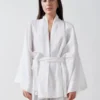 Bornladies 2026 Spring Summer New Home One Piece Waist Strap Up Cardigan Shorts Casual Two Piece Set